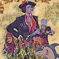 Ambre la Rouge et l'Île Mystérieuse