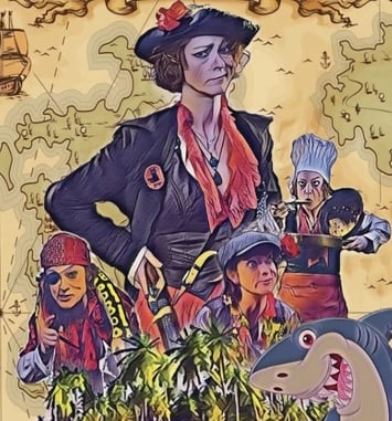 Ambre la Rouge et l'Île Mystérieuse