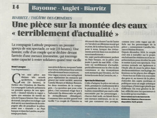 Carte Blanche aux Chimères