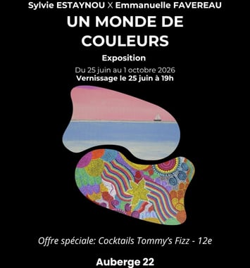 Exposition : Sylvie Estaynou et Emmanuelle Favereau à l'Auberge 22