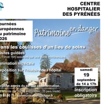 Dans les coulisses d'un lieu de soin : visite, musique et découverte du patrimoine du Centre Hospitalier des Pyrénées