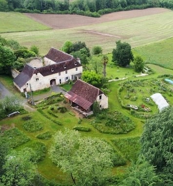 Visite du projet de restitution d'un clos béarnais