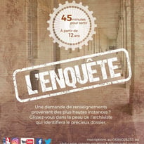 Escape game : « L'enquête »