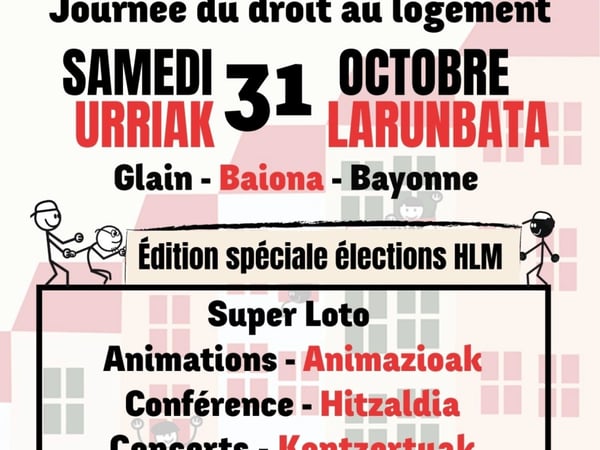 Auzolan - Journée du droit au logement