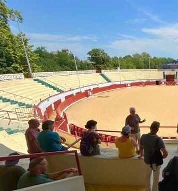 Visite guidée insolite des arènes à Orthez