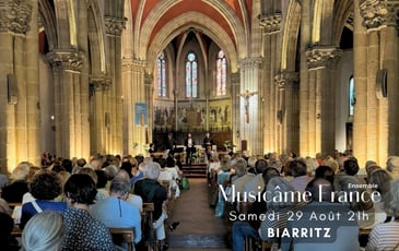 Concert à Biarritz : Ravel, Debussy, Mozart, Vivaldi, Bach, Piazzolla, Cantemir, Doppler, Waxman