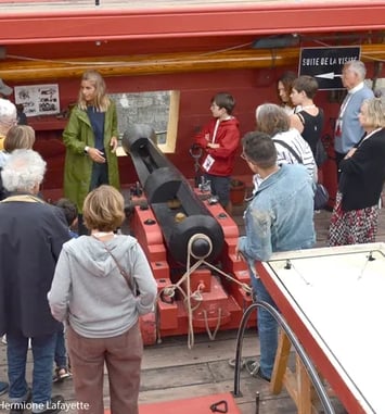 Animations et ateliers à bord de l'Hermione