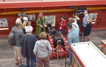 Animations et ateliers à bord de l'Hermione
