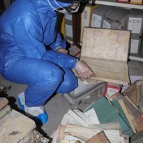 Atelier : dans les coulisses des archives, attention, zone sinistrée !
