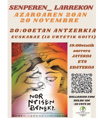 Théâtre contemporain basque - Nor Naizen baneki