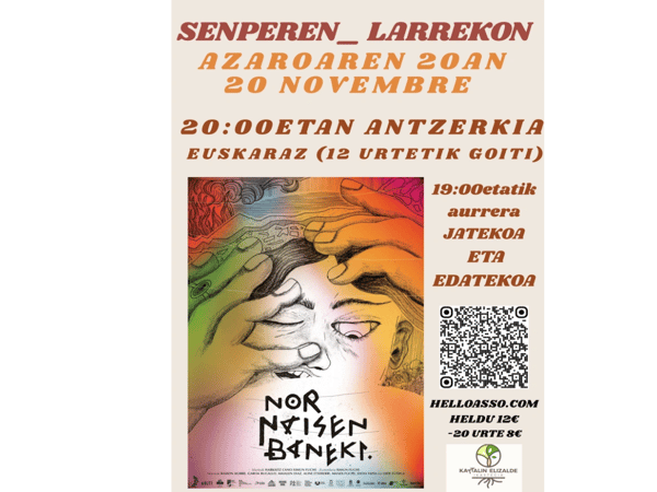 Théâtre contemporain basque - Nor Naizen baneki