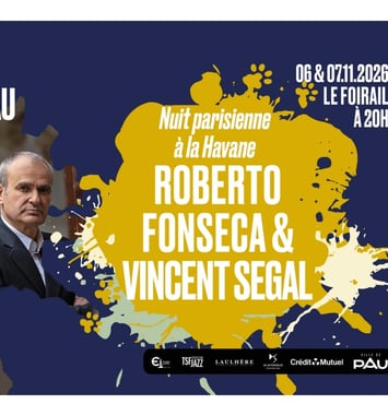 Saison de "Jazz à Pau" : Roberto Fonseca & Vincent Segal - Nuit parisienne à la Havane