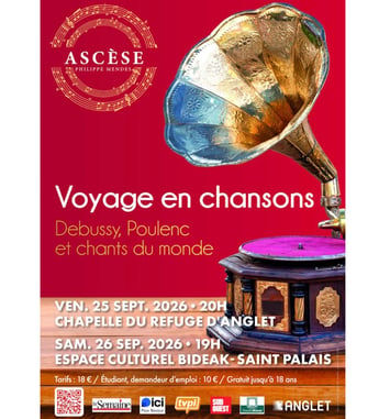 Concert du Choeur Ascèse : Voyage en chansons