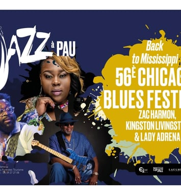 Saison de "Jazz à Pau" : 56e Chicago Blues Festival Back to Mississippi