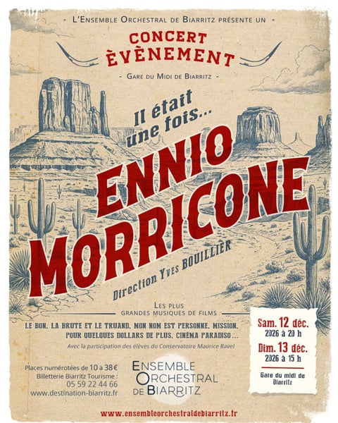 Ensemble Orchestral de Biarritz - Concert "Il était une fois... Ennio Morricone"