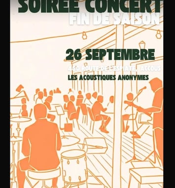 Soirée concert fin de saison