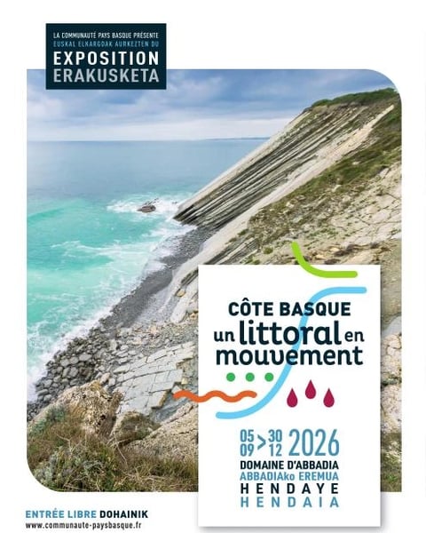 Visite commentée de l'exposition - Côte basque, un littoral en mouvement