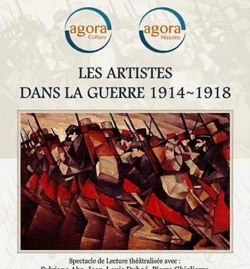 Lecture théâtralisée - Les artistes dans la Guerre 1914 - 1918