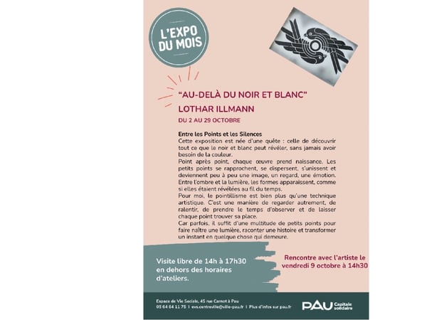 Exposition "Au-delà du noir et blanc" de Lothar Illmann