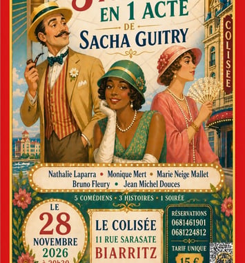 3 pièces en un acte de Sacha Guitry