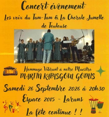 Concert - Les voix du Tam Tam et la Chorale Jumelle de Toulouse