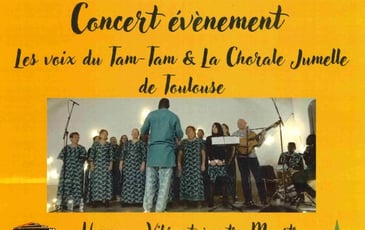 Concert - Les voix du Tam Tam et la Chorale Jumelle de Toulouse