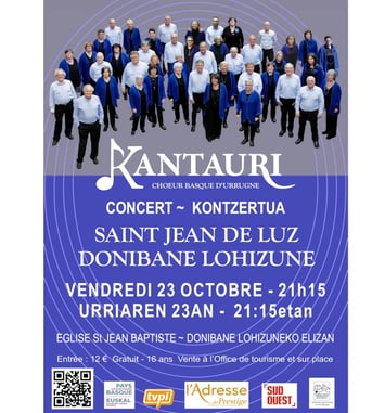 Concert de la chorale Kantauri