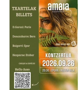 Concert Amaia Riouspeyrous