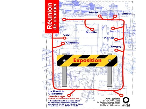 Journées Européennes du patrimoine : exposition " Réunion de chantier "