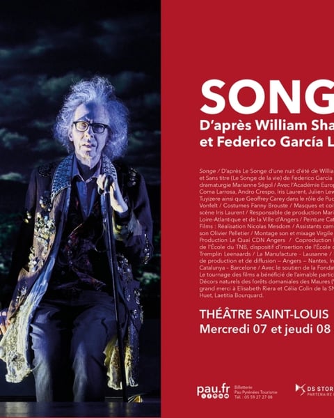Saison Théâtre à Pau - Songe