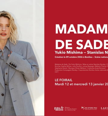 Saison Théâtre à Pau - Madame de Sade