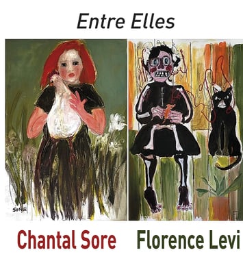 Entre elles, peintures de Chantal Sore et Florence Levi