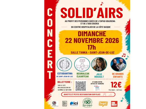 Concert caritatif : SOLID'AIRS