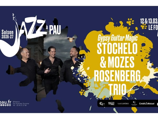 Saison de "Jazz à Pau" : Stochelo & Mozes Rosenberg Trio - Gypsy Guitar Magic