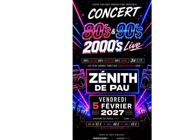 Concert 80's & 90's 2000's live
