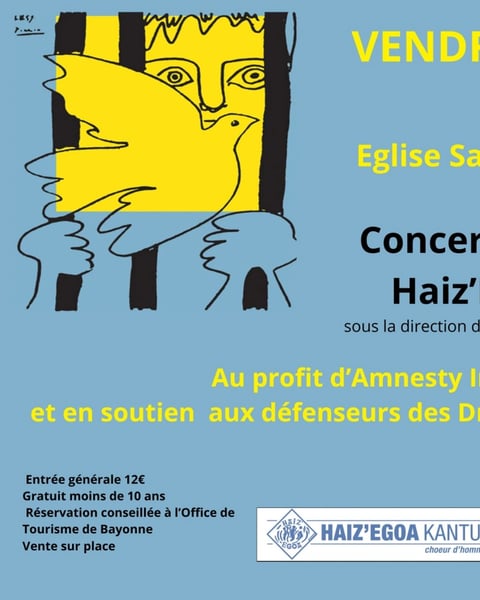 Concert  avec les choeurs Haiz Egoa et Errepika