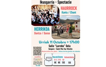 Spectacle de chant et danse