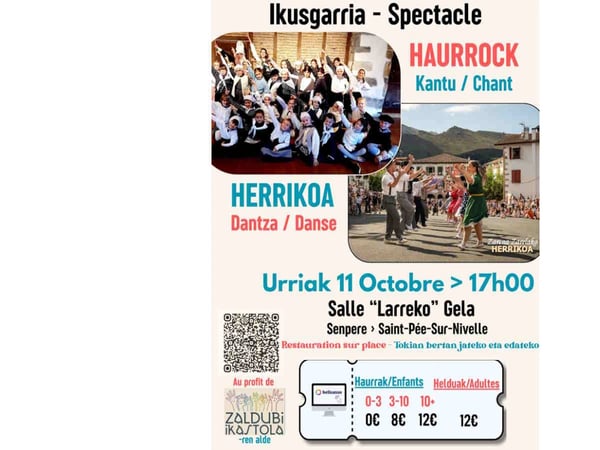 Spectacle de chant et danse