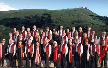 Concert de chants basques : choeur mixte Larrun Kanta