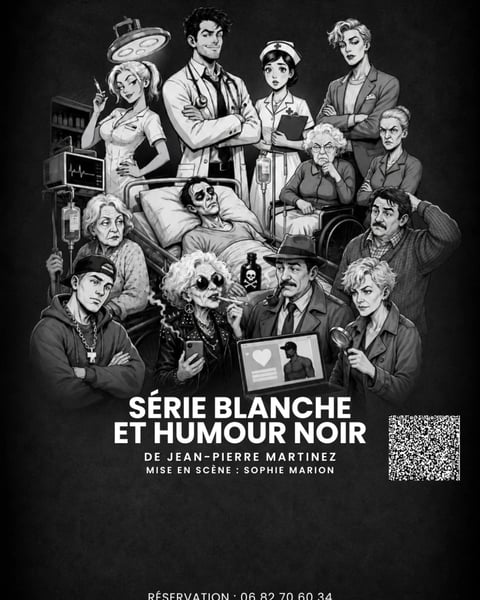 Série blanche et humour noir