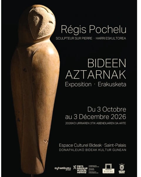 Exposition "Bideen Aztarnak" de Régis Pochelu
