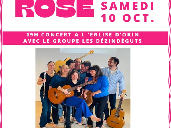 Octobre rose avec le groupe les Dézindéguts
