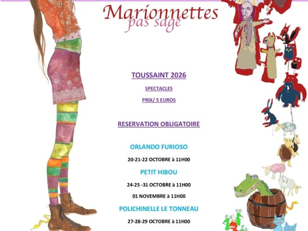 Spectacle Marionnettes Pas Sage « Petit hibou »