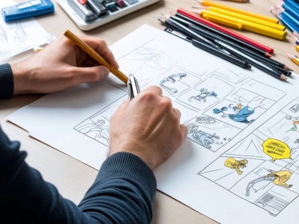 Exposition "La fabrication d’une bande dessinée"