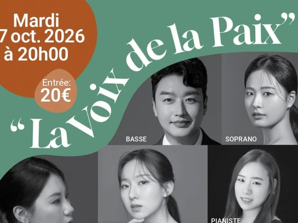 Concert de chants lyriques : la voix de la paix