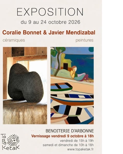 Exposition de Coralie Bonnet et Javier Mendizabal