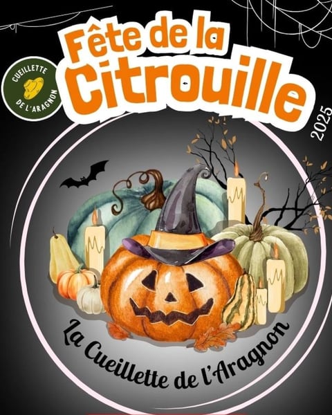 Fête de la citrouille et Halloween, à la Cueillette de l'Aragnon