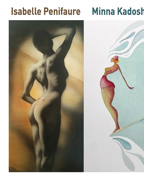 Exposition de peinture de Isabelle Penifaure et Minna Kadosha
