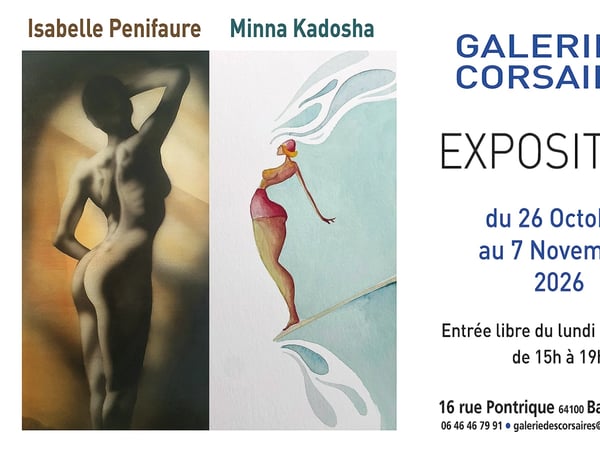 Exposition de peinture de Isabelle Penifaure et Minna Kadosha