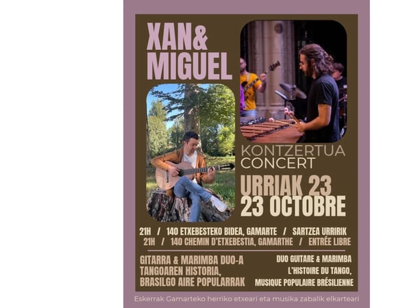 Concert Xan et Miguel